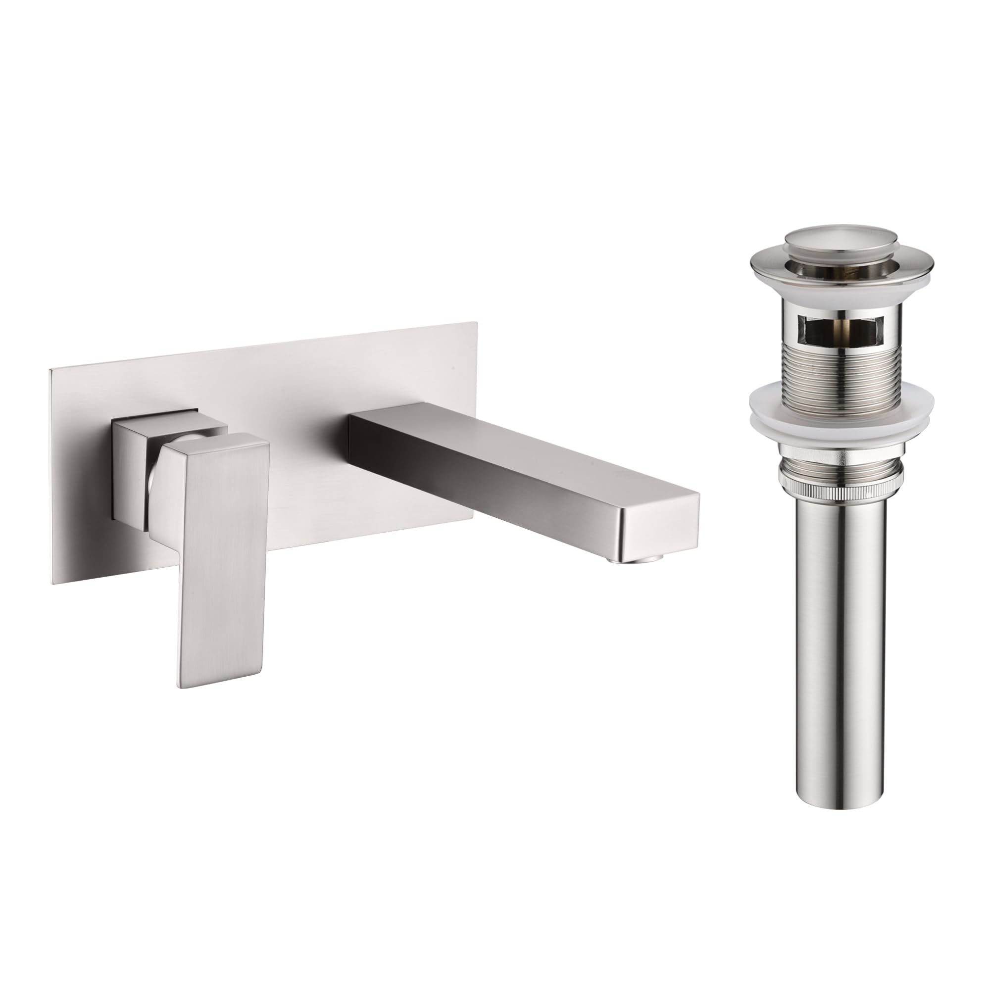Hcfyauis Wall Mount Bathroom Faucet Left-Handed S1389ni-Lh + Pop Up Drain S7304n