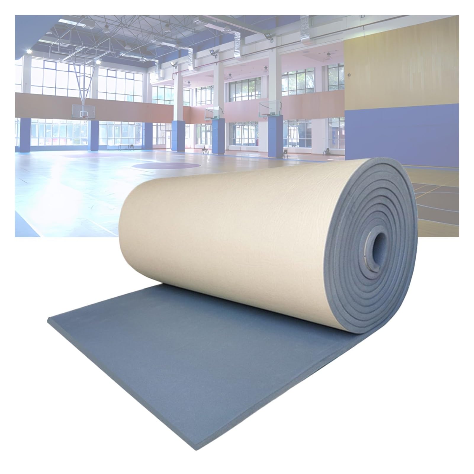 XPLKQXE 0.79in/2cm Thick Self Adhesive Garage Wall Protector Guard, Foam Bumpers for Warehouse Garage Parking Assist, Wall Padding Basketball Court/