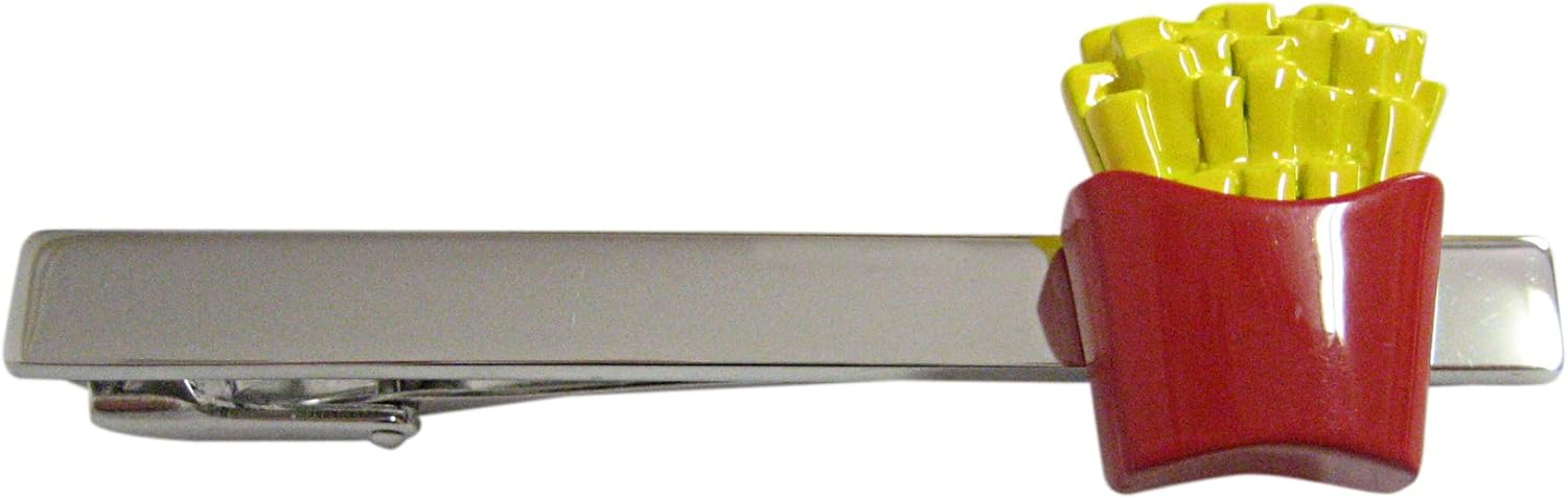 Kiola Designs Colorful French Fry Square Tie Clip