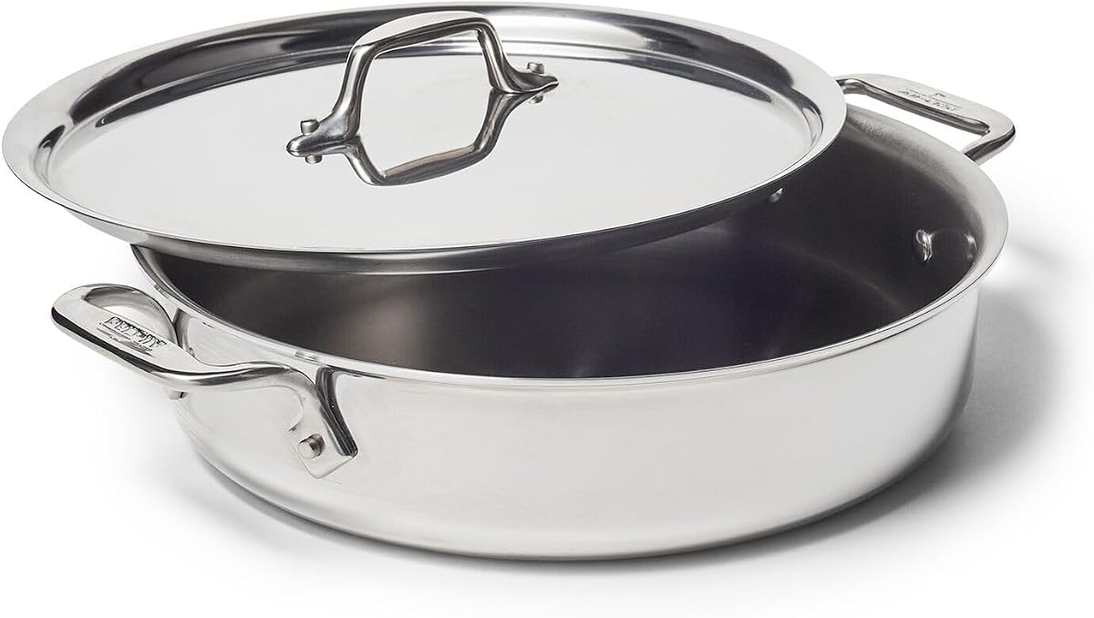 All-Clad D3 Stainless Steel Anniversary Casserole, 4 qt.