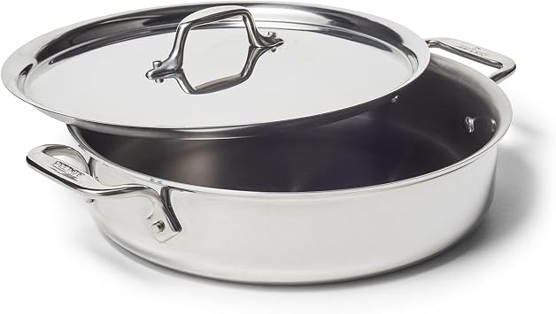 All-Clad D3 Stainless Steel Anniversary Casserole, 4 qt.