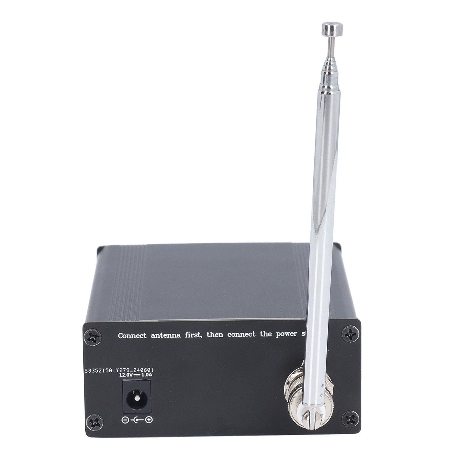 VGEBY Transmisor FM Estéreo, 0.5W 76-108MHz PLL de Largo Alcance para Cines Al Aire Libre Iglesias Hoteles