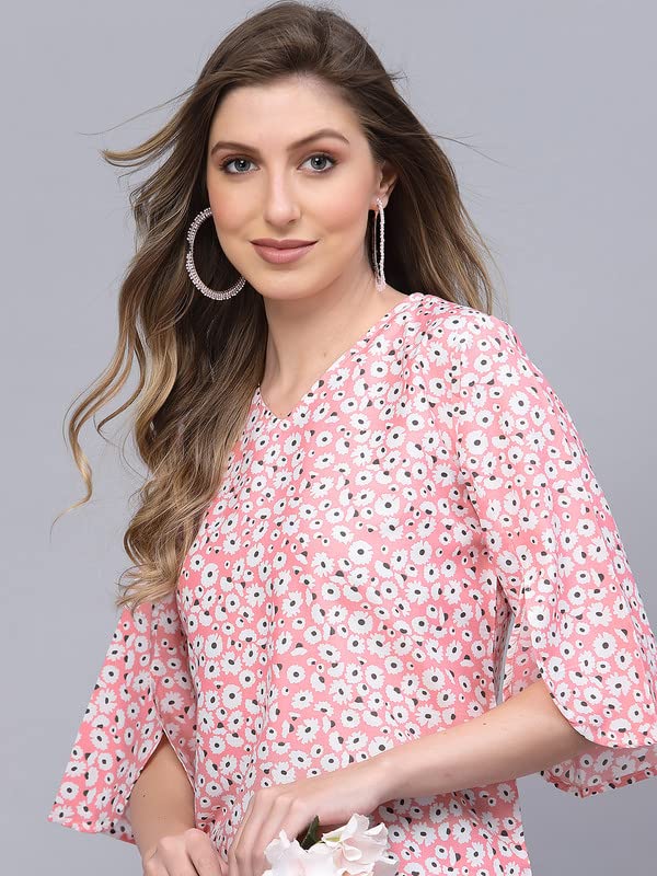 Image of Selvia Women's Regular Fit TOP (432TK401N-S Light Pink