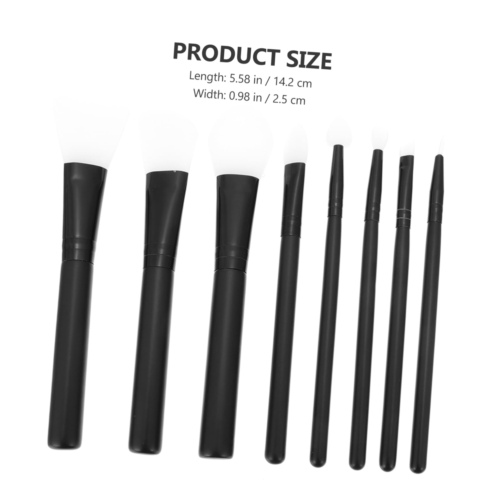 Housoutil 24pezzi Pennelli Silicone Per Maschera Viso Strumento Per Applicazione Di Maschere e Trattamenti Con Resistenza Alle Alte Temperature e Facile Pulizia Per La Della e Make-up