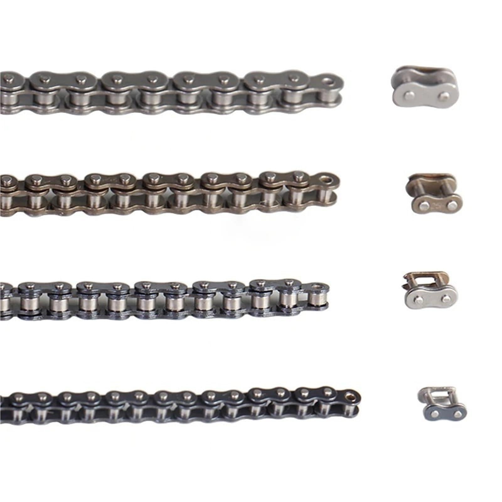 Rollenkette Aus Kohlenstoffstahl 1PCS 1/1,5/5 Meter Lange Kleine Industrielle Antriebskette Einreihige Übertragungskette 03C 04B 04C 05B(03C-1 1Meter)