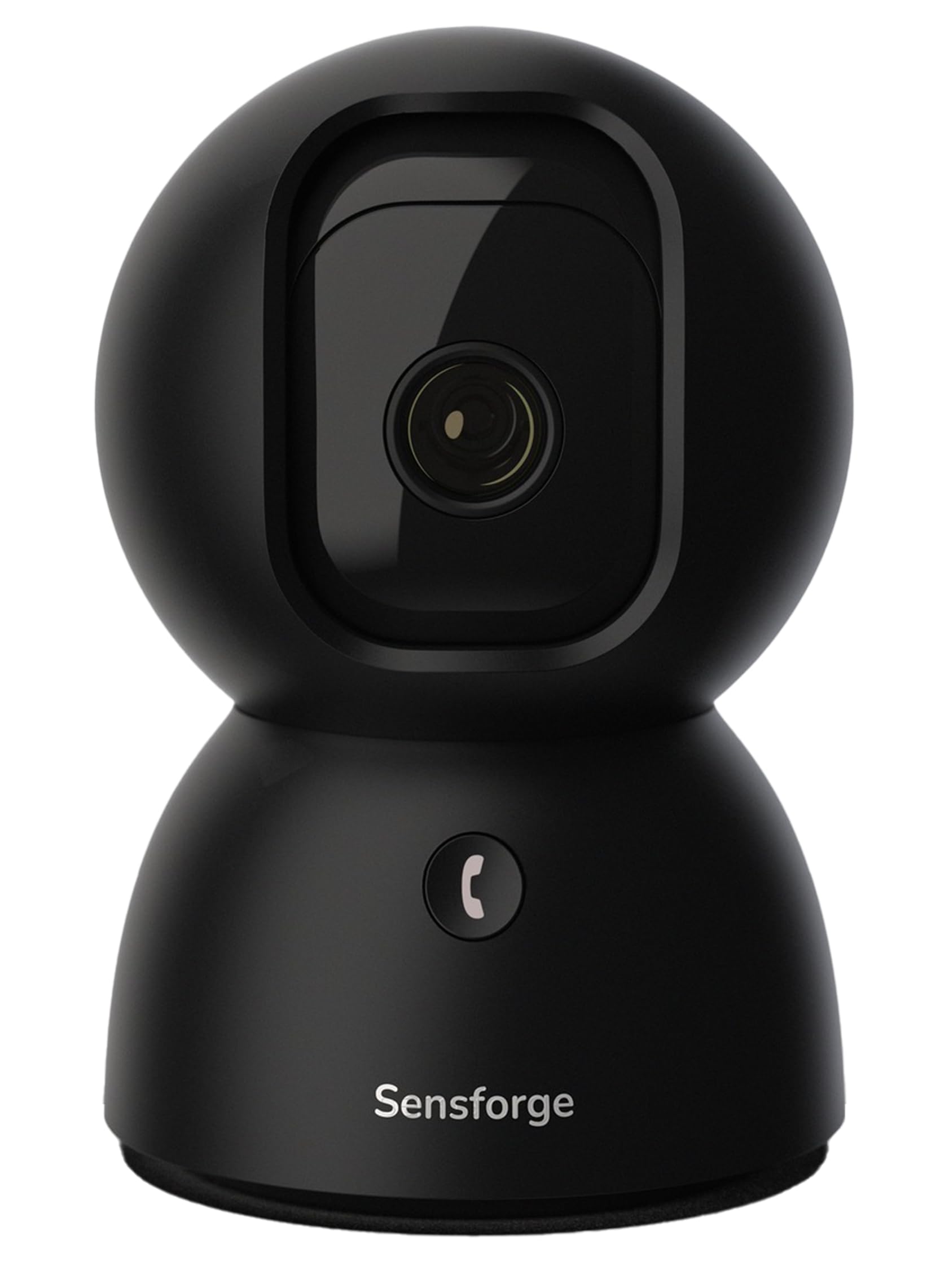 Caméra de sécurité intérieure Sensforge 2.5K avec carte SD et Wi-Fi dual-band pour la maison