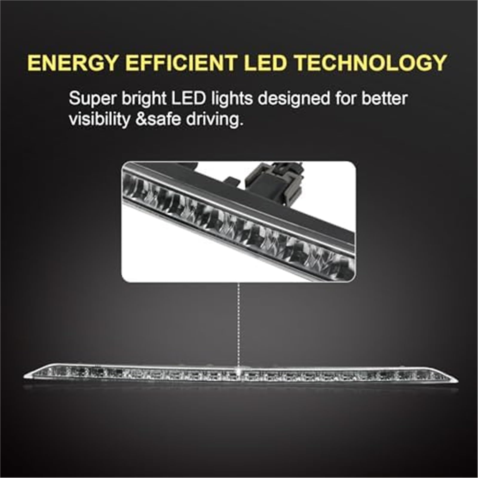 923-133 Trzecie światło hamowania Led Stop, dla Ford Edge 2015-2020 Wymień FT4Z13A613A Trzeci zespół hamulca