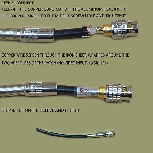 Miniatura 6 de 8 unids soldadura libre de cobre puro americano BNC RG59 RG6 junta de rosca de aguja dorada cámara de vigilancia Q9 Accesorios de seguridad
