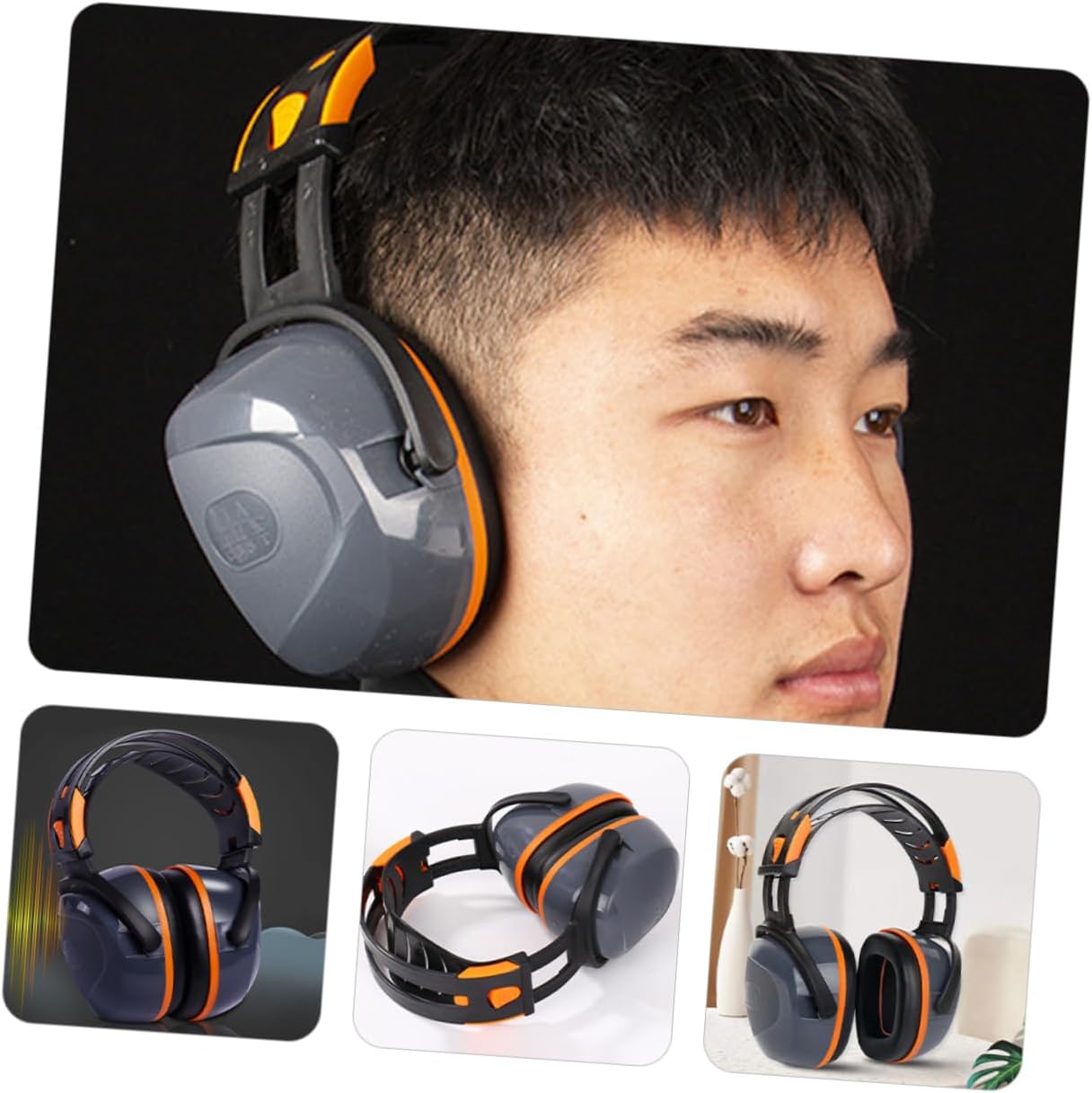 WOONEKY Hearing Protection Headphones Noise Reduction Earmuffs for Work and Shooting Range