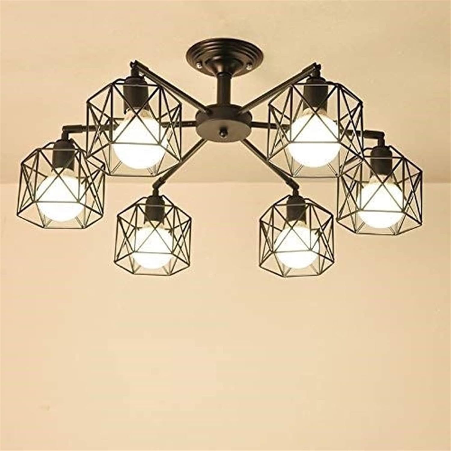 Plafonnier de salon européen pour illuminer vos soirées vintage