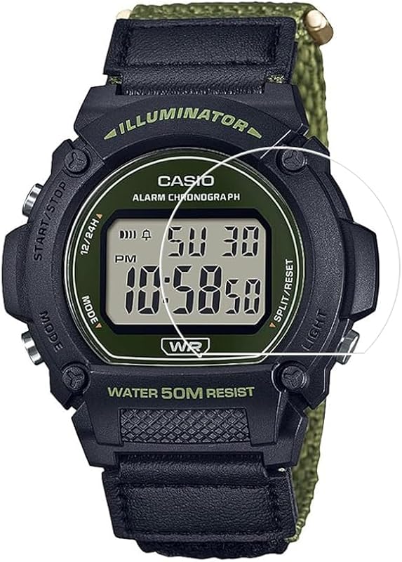 Walieoka Screen Protector Compatible with Casio W-219H,Ultra-Thin Explosion-Proof Anti-Scratch Protective film [3 Pack]