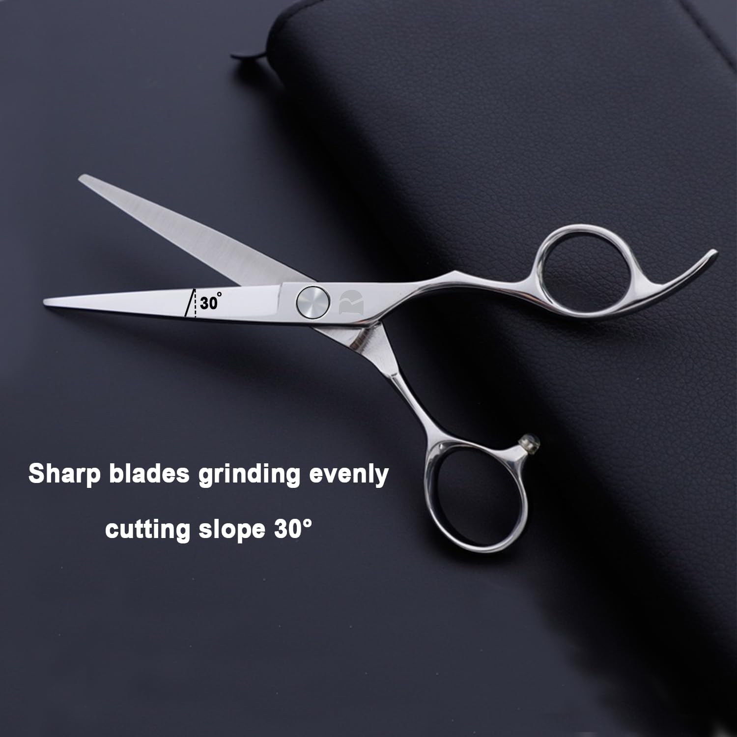 Hair Cutting Scissors and Thinning Scissors Kit,6.5 inch Professional Salon Haircut Scissors Kit,Barber Hairdressing Shears Set,Hair Cutting Shears Texturizing Shears (Silver) (Silver)