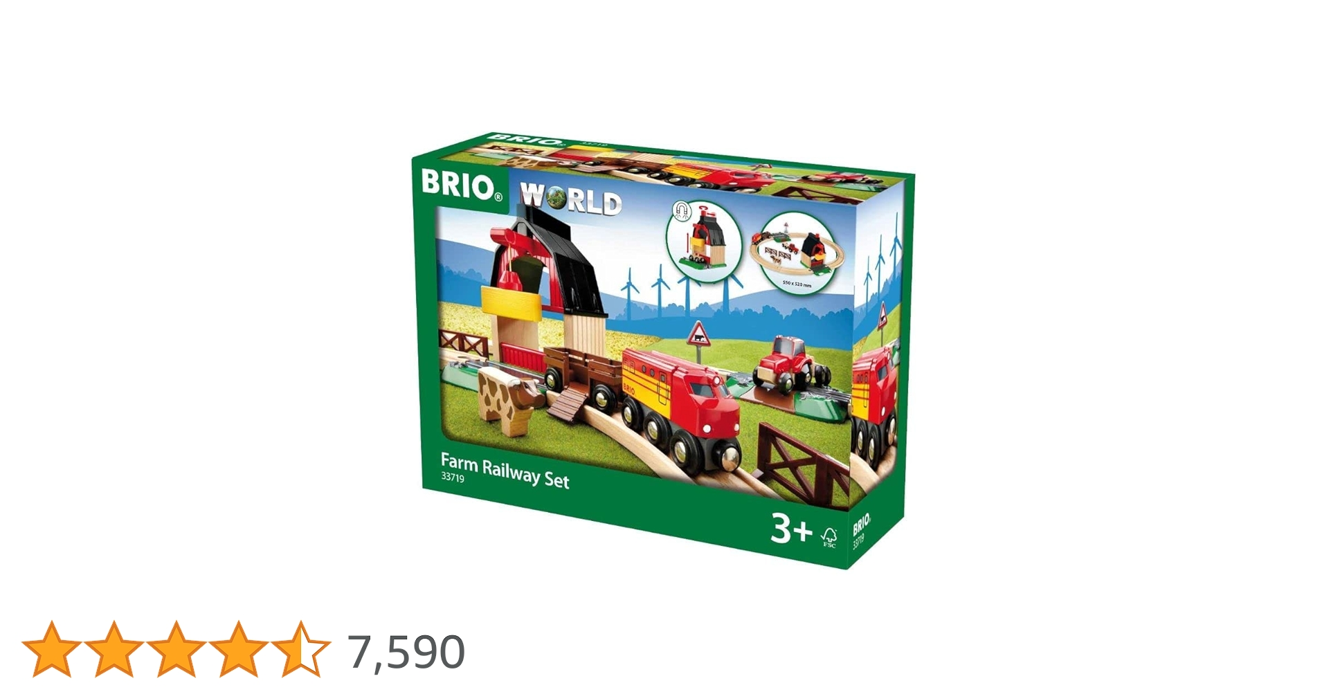 Amazon.co.jp: BRIO ファームレールセット 33719 : おもちゃ