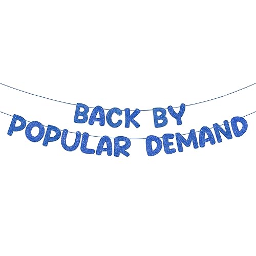 Fulmoon Pre-strung Back by Popular Demand Banner Glitter Welcome Home