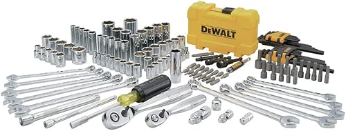Miniatura 4 de DEWALT Mechanics Tools Kit and Socket Set, 142-Piece, 1/4 & 3/8" Drive, MM/SAE (DWMT73802)