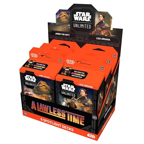 Asmodee Star Wars: Unlimited TCG A Lawless Time Spotlight Deck Display
