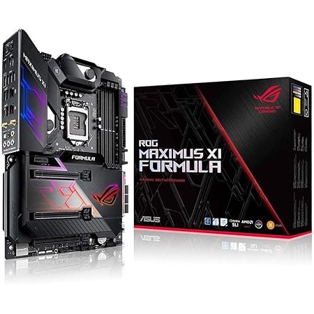 Asus ROG Maximus XI Formula LGA1151 (Intel 8th and 9th Gen) ATX DDR4 HDMI M.2 USB 3.1 Gen2 Z390 Gaming Motherboard