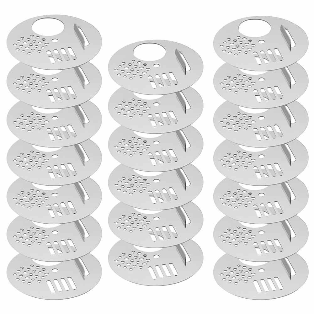 Aundhegrtt As Shown Rotatable 2.67" Stainless Steel Beehive Entrance 20 Pcs For Bee-Entrance For Beekeeping Beehive Tool