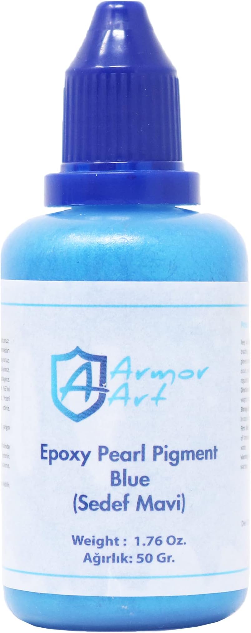 Counter Culture DIYArmor Art Pigment, Pearl Blue, 1.76oz, Resin Epoxy Dye for Waves and Water Effects