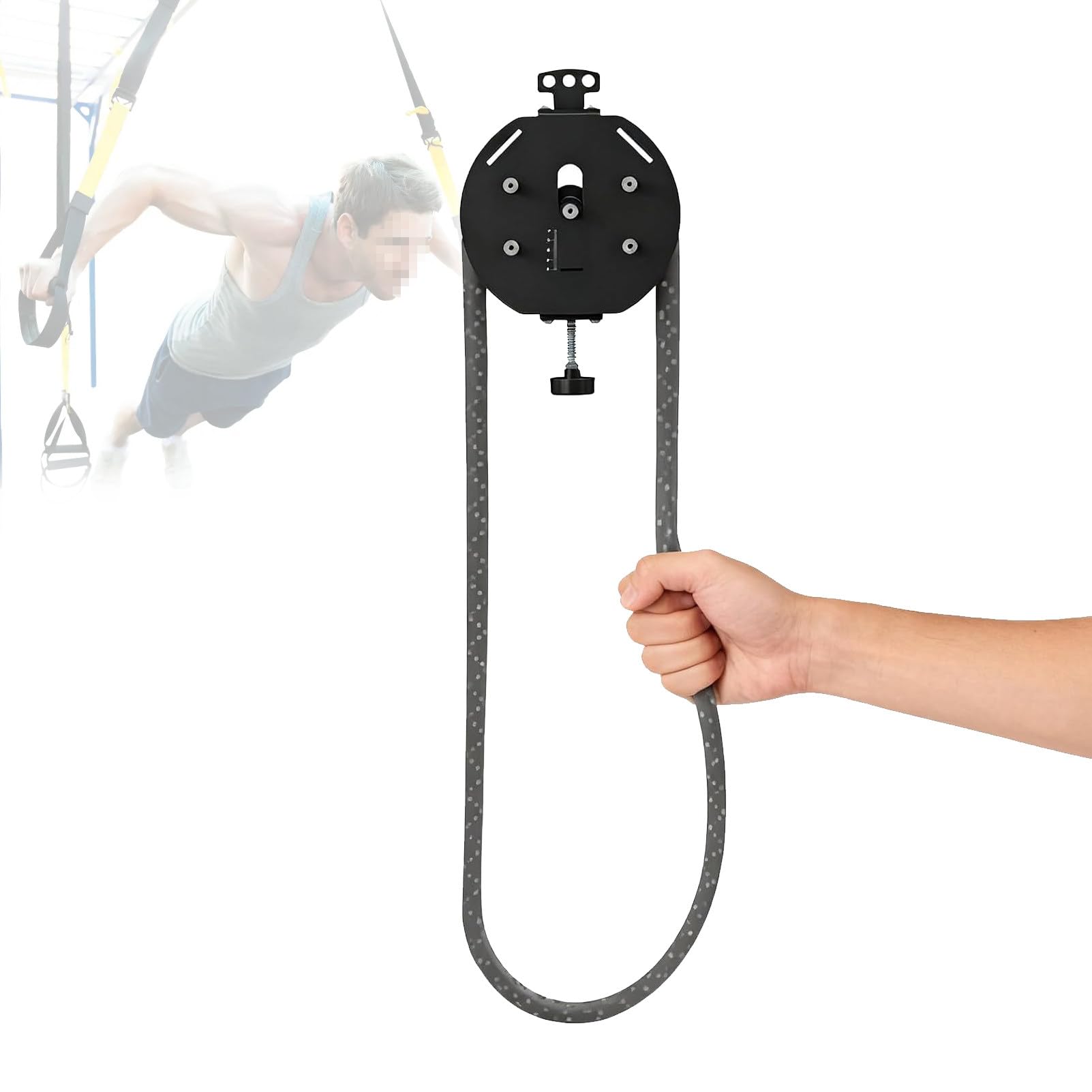 Fitness Seiltraining - Endlos-Seiltrainer mit verstellbarem Widerstand für Home Gym Workouts - Ganzkörper-, Cardio-, Krafttraining