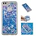 Produktbild HuaWei Honor 7A Pro/HuaWei Y6(2018) Hülle,Glitzer Mode kreatives Design Flüssig Bewegende Treibsand Transparent Silikon Schutzhülle [Glitzer Treibsand] [Sparkle Design] TPU Weich Dünn Handy hülle