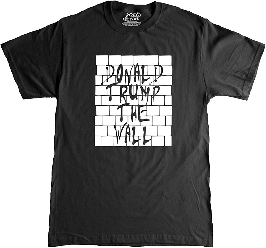 Trump wall t shirt pink floyd Clearance