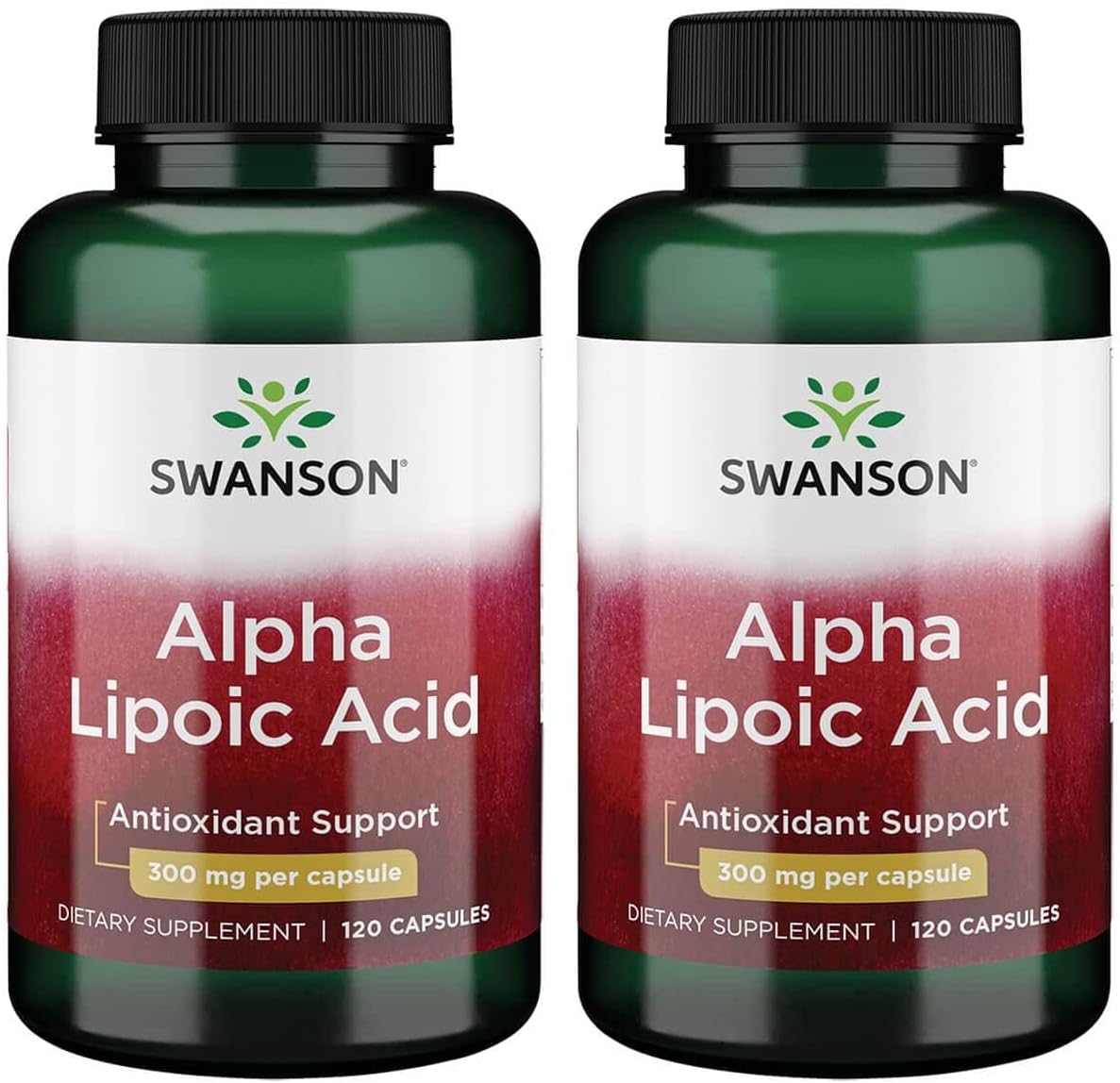 Swanson Alpha Lipoic Acid Antioxidant Protection Promotes Healthy Blood Sugar Supplement 300 mg 120 Capsules