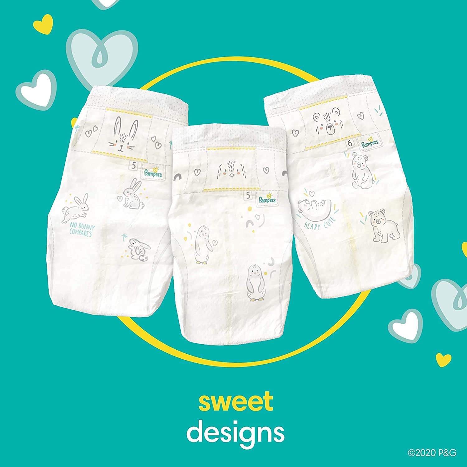 Pampers Newborn Swaddlers Disposable Baby Diapers, One Month Supply