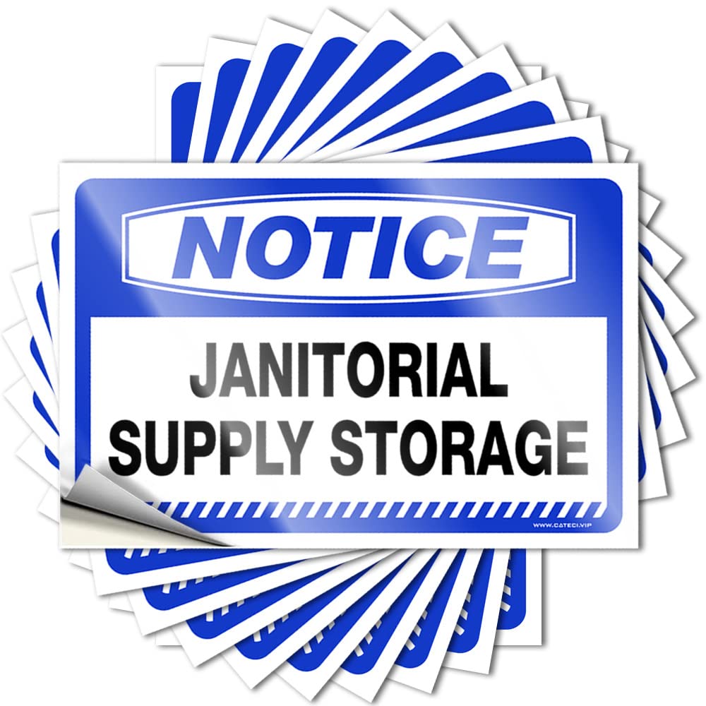 Motivational, Saying Tumbler Notice Janitorial Supply Storage | Dry Tiki Bar Accessories(12X18CM)