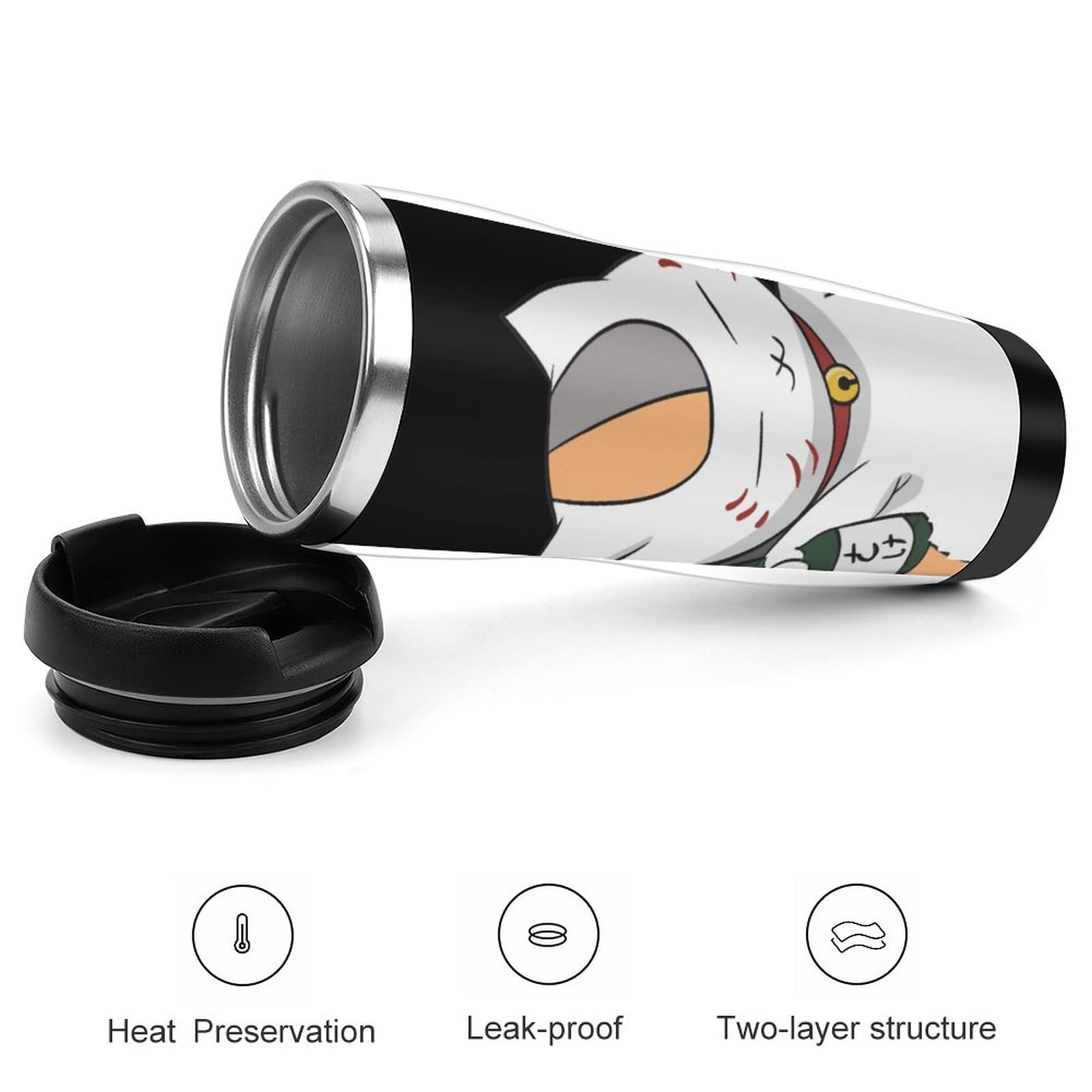 Amazon | 夏目友人帳 ニャンコ先生 猫 サーモス 水筒 真空断熱