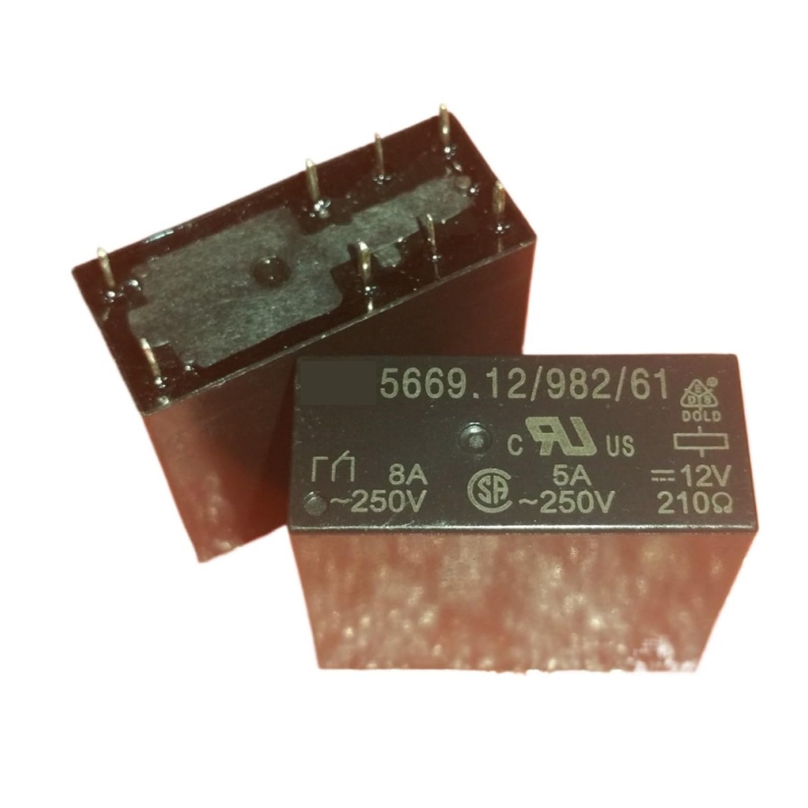 Relais 12V 8 pins 5669 pour réparer une carte électronique