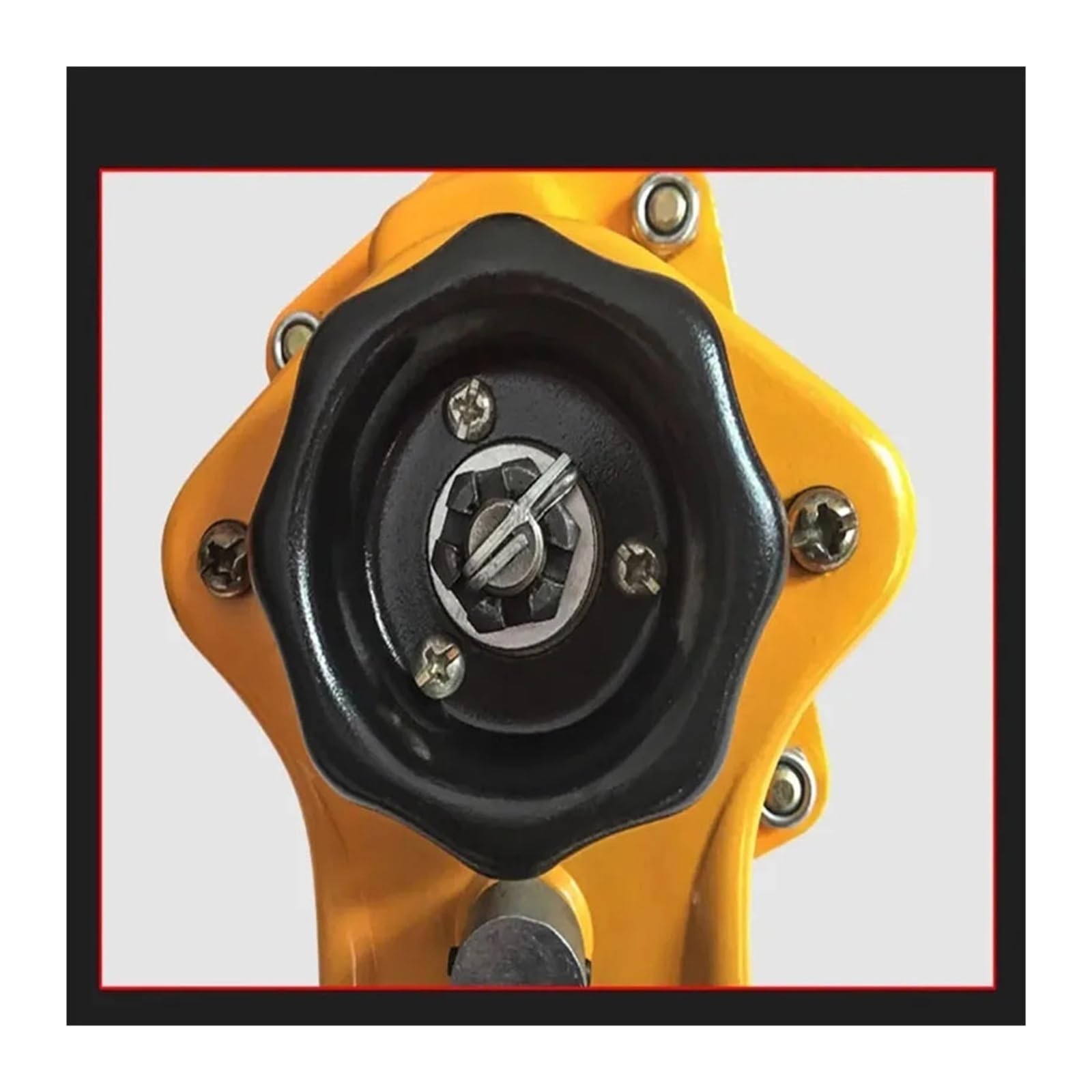 Verricello, Gancio a fune trazione manuale attrezzo di sollevamento leva piccola catena paranco, 3M 0,25/0,5/0,75/1T acciaio al manganese per ATV UTV Marine(0.75t X 1.5M)