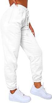 Sweatpants Women - Joggers for Women High Waist Baggy Sweat Pants for Womens Joggers with Pockets