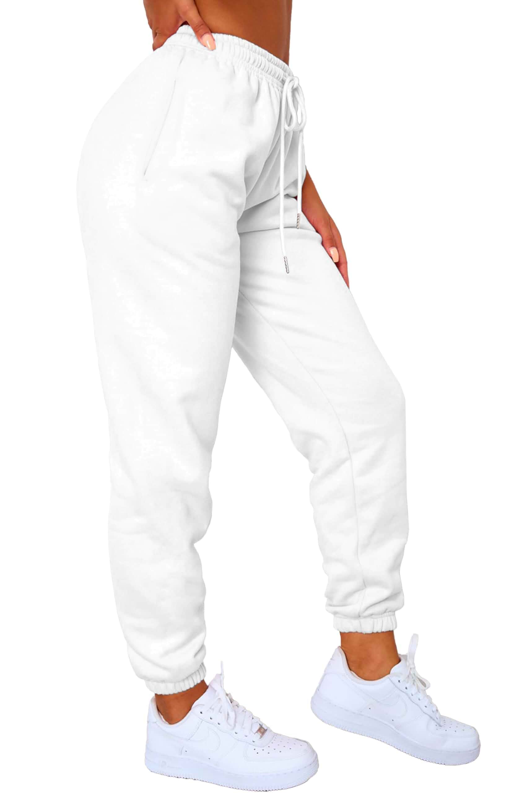 Waitfairy Sweatpants Women - High Waist Joggers Baggy Workout Sweatpants Women Casual, Lightweight Lounge Pants, Baggy Jogger with Pockets