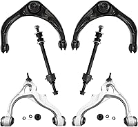 Vista 31 de Detroit Axle - Kit de extremo delantero para Chrysler 300 Dodge Charge 2011-2018 Challenger, 2 brazos de control traseros inferiores, 2 barras