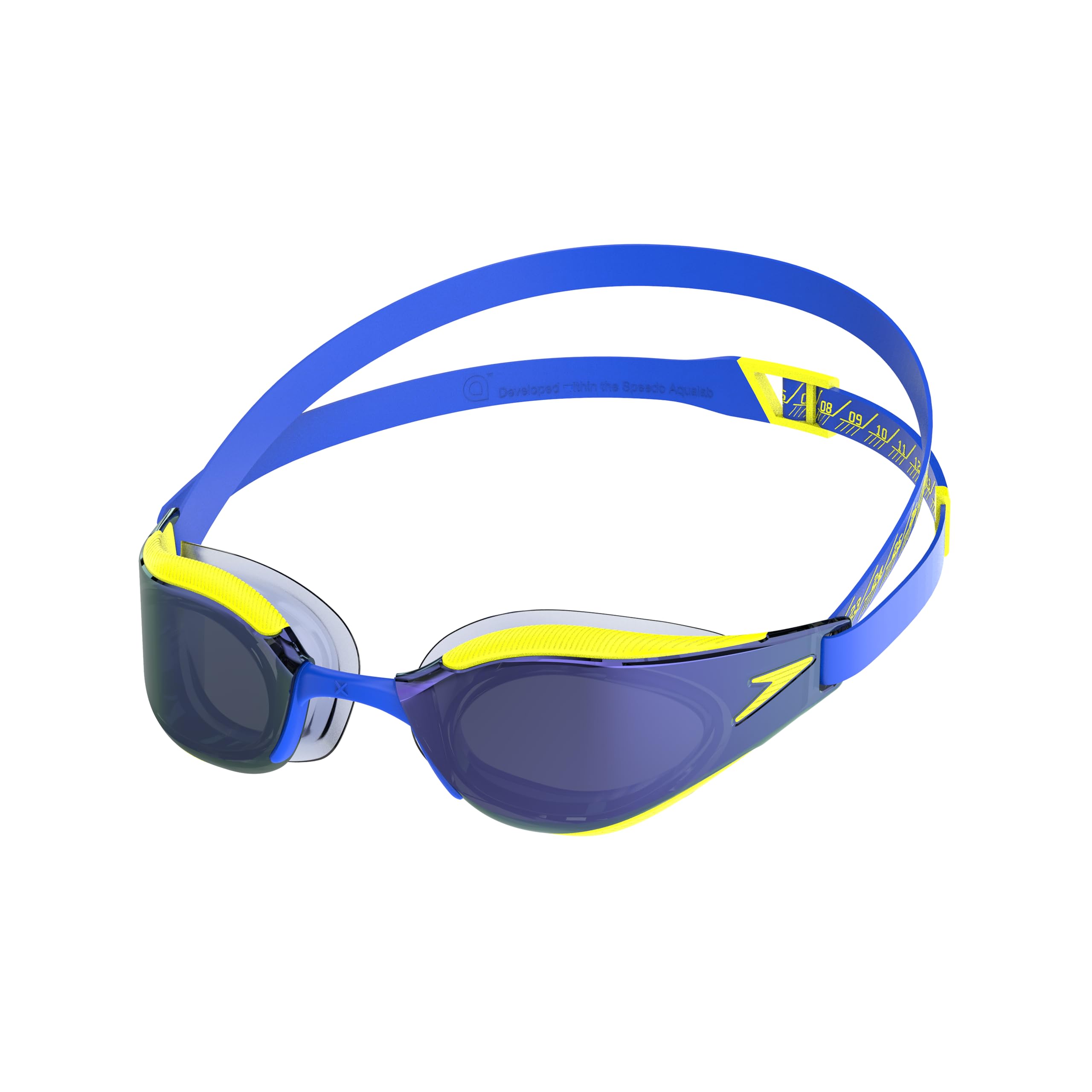 Speedo Unisex Fastskin Hyper Elite Mirror Goggles 1SIZE BLUE