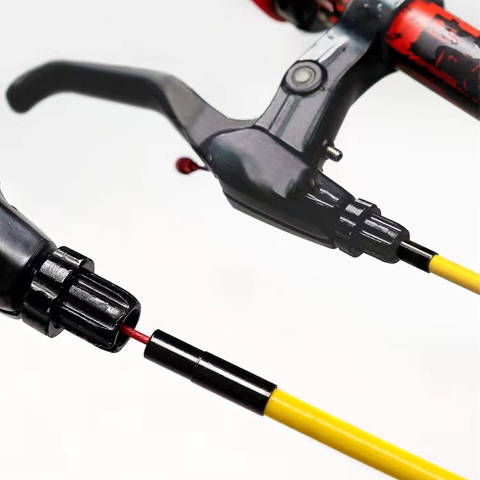 Kit Cavi Freno Bici - 10 Cavi Acciaio 1,75m Con Terminali Per Freni Bicicletta