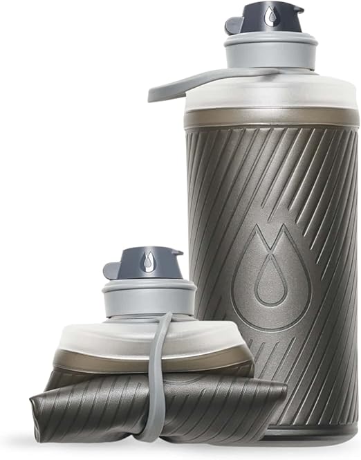 Hydrapak Flux Collapsible Backpacking Water Bottle (1 Liter) BPA