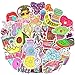 Waterproof Vinyl Aesthetic Stickers for Laptop Water Bottle Room Decor (50Pcs VSCO Girl Style)