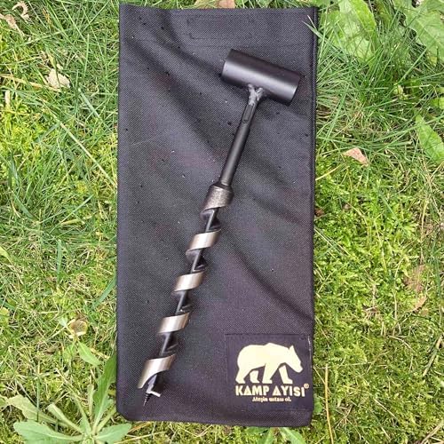 Kamp Ayısı® Nordic™ Delme Çapı 22 Mm - Bushcraft İsveç El Burgusu Boyunduruk İsveç Ocağı Outdoor Kamp Ekipmanı - Görsel 3