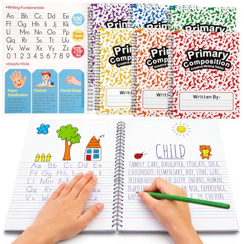 Cahier de composition primaire enfant pour apprentissage écriture