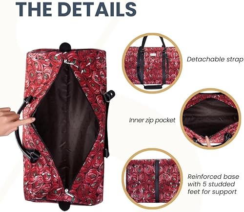 Miniatura 4 de Bolsa de lona grande para mujer, equipaje de mano para mujer, equipaje de mano para mujer, bolsas de viaje para adolescentes y niñas