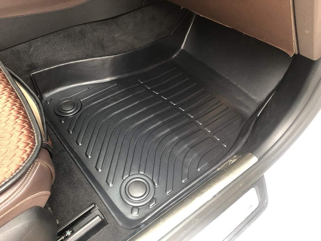 Car Floor Mats Replacement for BMW 5 Series G30 2017-2023 (520i 530e 530i 535i 540i 540d 550i) Heavy Duty Liners Genuine Odorless Carpet Accessories Black