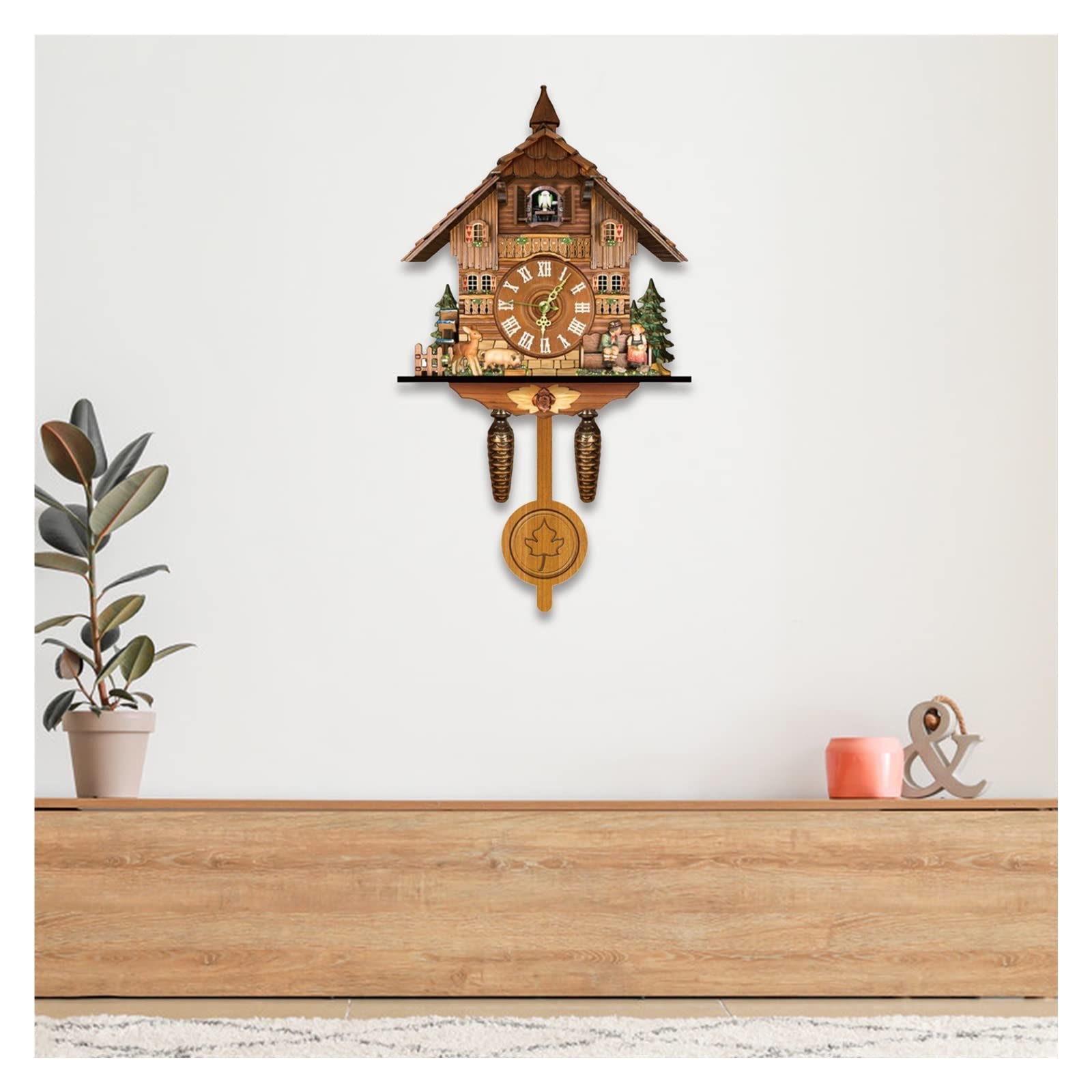 木製 鳩時計 ドイツ製 Amazon.co.jp: ドイツ シュヴァルツヴァルトの鳩時計 レトロ 北欧風