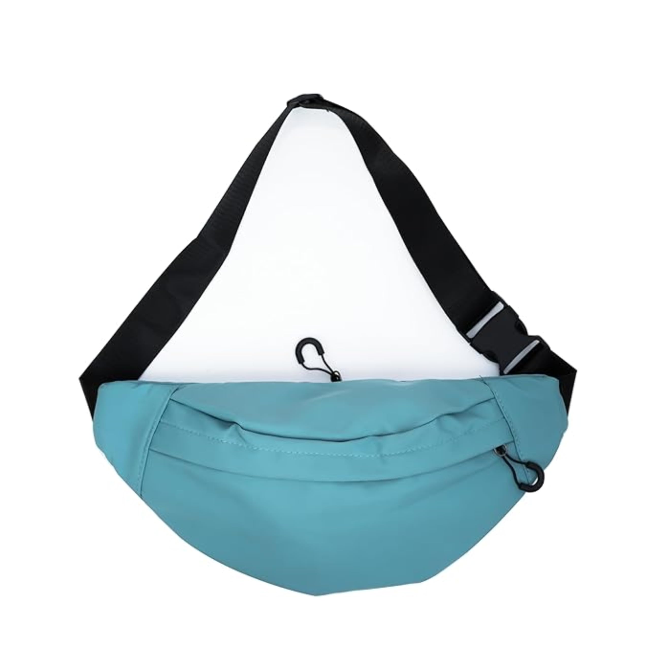LOVELUX Waist Bag for Men & Women, Crossbody Waist Pouch with Zippered Compartments & Adjustable Strap,Multipurpose Fanny for Travel, Festivals, Hiking, Cycling & Outdoor Activities Chest Bag Sky Blue