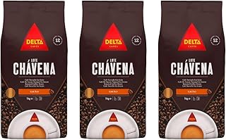 Delta Lote Chavena, Coffee Whole Beans - Balanced Blend Roasted Coffee Beans (Pack of 3 (3kg)
