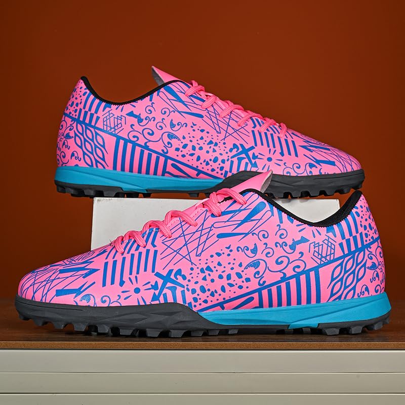 Soccer Shoes Mens Cleats Indoor Outdoor Professional Training Turf Football Boots Breathable Athletic Sneaker for AG/FG/TF3