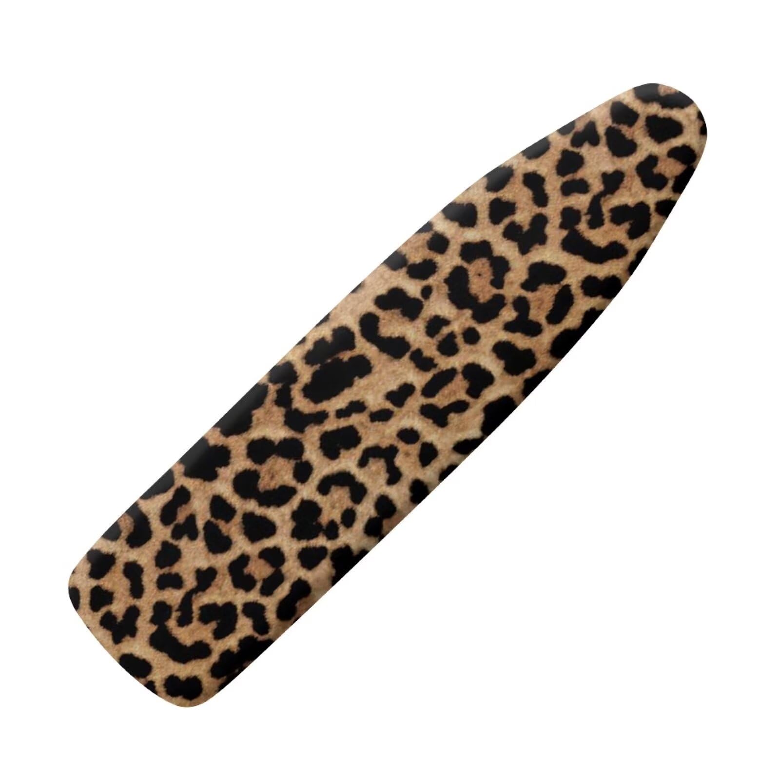 NETILGEN Ironing Board Cover with Hook and Loop Fasteners Easy to Install Protective Covers Machine Washable for Home Hotel Fits up to 122 x 40cm, Brown Leopard Print โ image 1