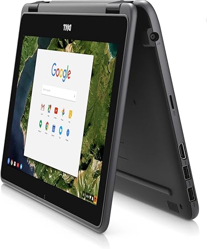 Miniatura 3 de Dell Laptop Chromebook 3180, computadora portátil de 11.6 pulgadas, Intel Celeron N3060, 4 GB de RAM, SSD de 16 GB, cámara web, Wi-Fi, Bluetooth,