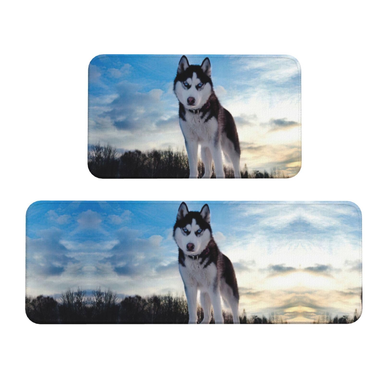 Tapis de cuisine antidérapants Husky lot de 2 absorbants anti-fatigue pour sol